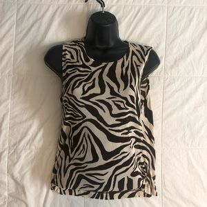 Brown Tiger Sleeveless Short Size Women’s PP